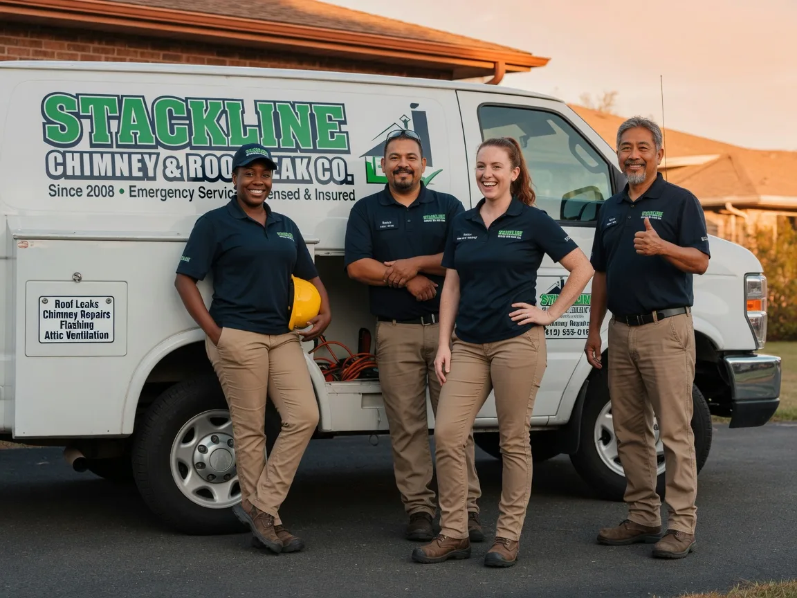 Chimney flashing repair company in Tipp City, OH